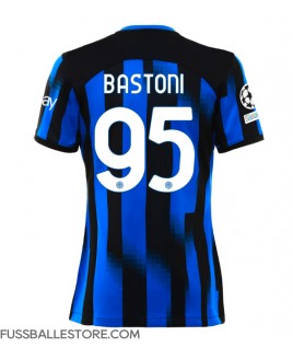 Günstige Inter Milan Alessandro Bastoni #95 Heimtrikot Damen 2023-24 Kurzarm